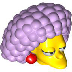 Mini Head Number 6 Bright Yellow