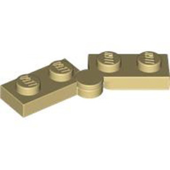 Hinge Plate 1x2 Brick Yellow