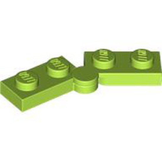 Hinge Plate 1x2 Bright Yellowish Green
