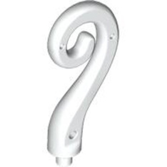 Horn with 3.2 Shaft Number 2 White