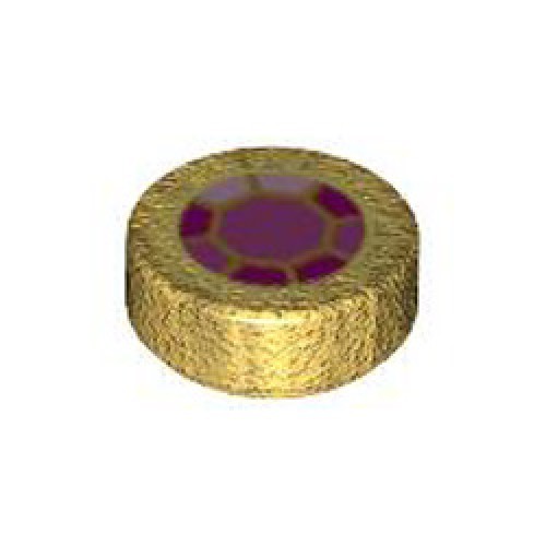 Flat Tile 1x1 Round Number 29 Warm Gold