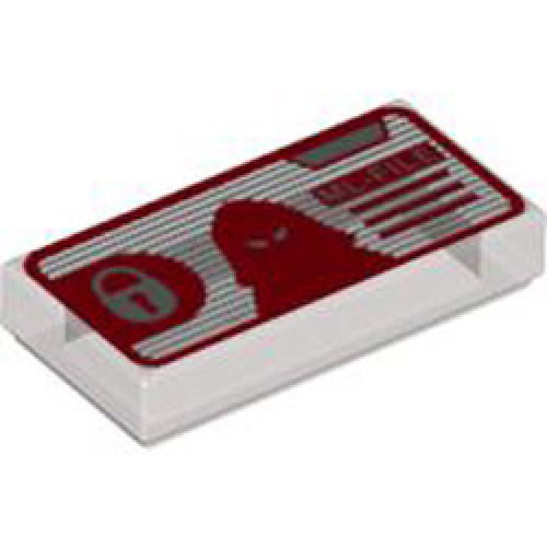 Flat Tile 1x2 Number 139 Transparent Brown