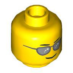 Mini Head Number 1664 Bright Yellow
