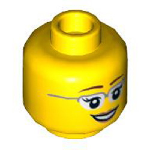 Mini Head Number 1666 Bright Yellow
