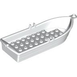 Rowing Boat 5x14x2 1/3 White