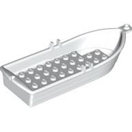 Rowing Boat 5x14x2 1/3 White