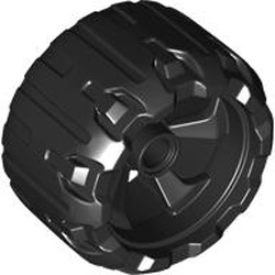 Wheel Diameter 37x22 with 4.85 Hole Number 1 Black