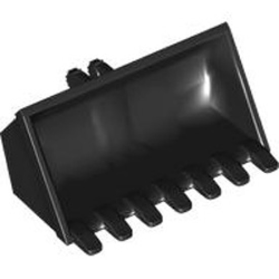 Shovel 4x6x2 1/3 Friction / Fork Black