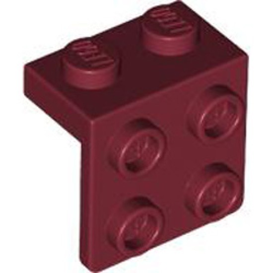 Angle Plate 1x2 / 2x2 Dark Red