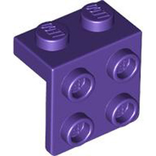 Angle Plate 1x2 / 2x2 Medium Lilac