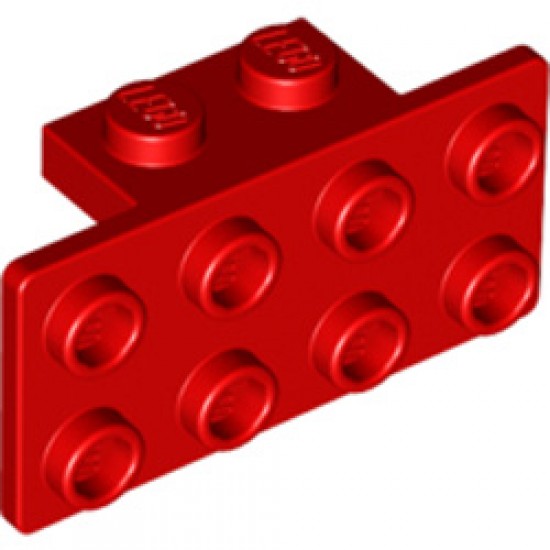 Angle Plate 1x2 / 2x4 Bright Red