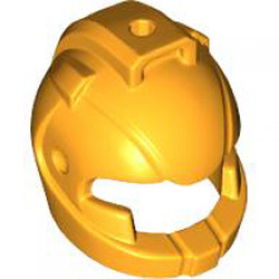 Mini Helmet Number 87 Flame Yellowish Orange