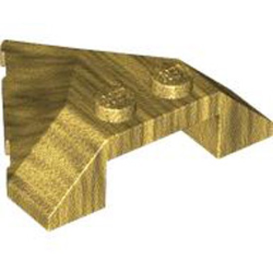 Roof Tile 4x4 45 Degree Warm Gold