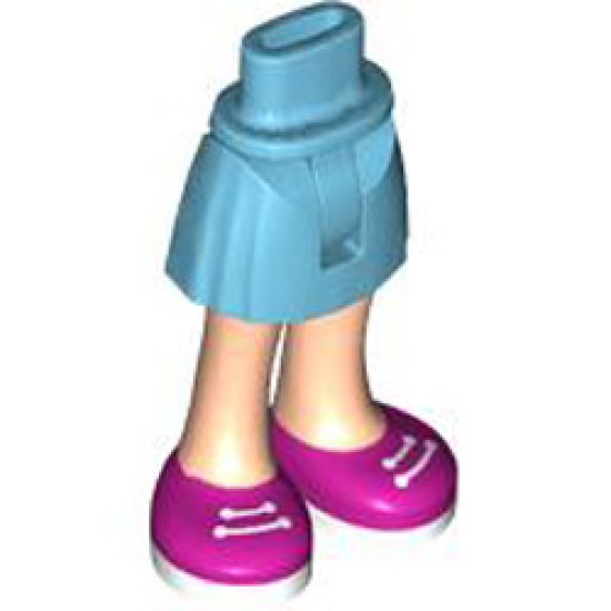 Skirt with Hip Number 38 Medium Azur