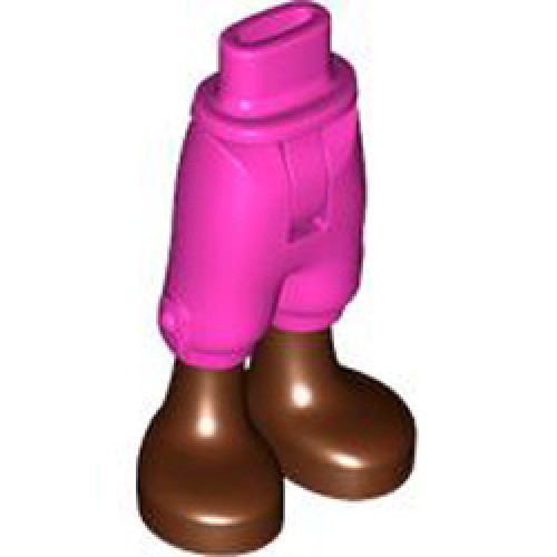 Shorts with Hip Number 13 Bright Purple