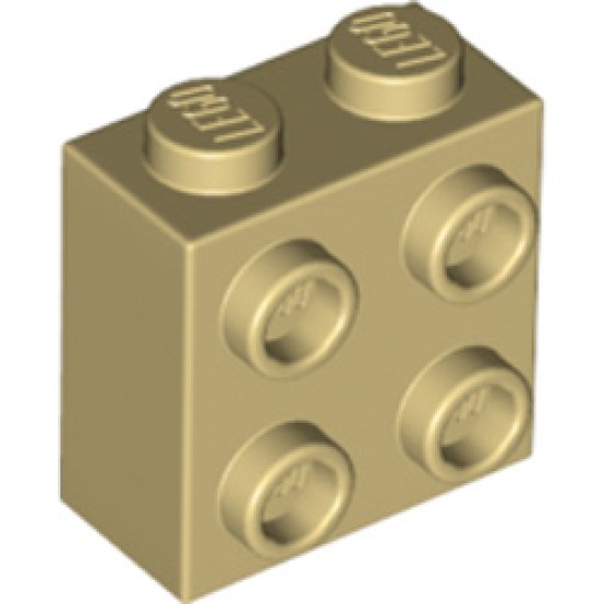 Brick 1x2x1 2/3 with 4 Knobs Brick Yellow