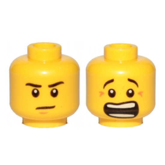 Mini Head Number 1760 Bright Yellow Mini Head Number 1760 Bright Yellow