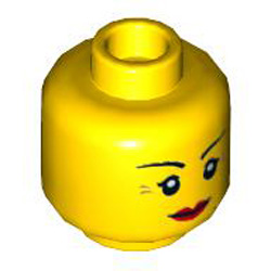 Mini Head Number 1761 Bright Yellow