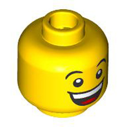 Mini Head Number 1762 Bright Yellow
