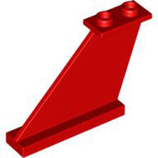 Rudder 1x4x3 Bright Red