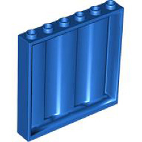 Wall 1x6x5 Container Bright Blue