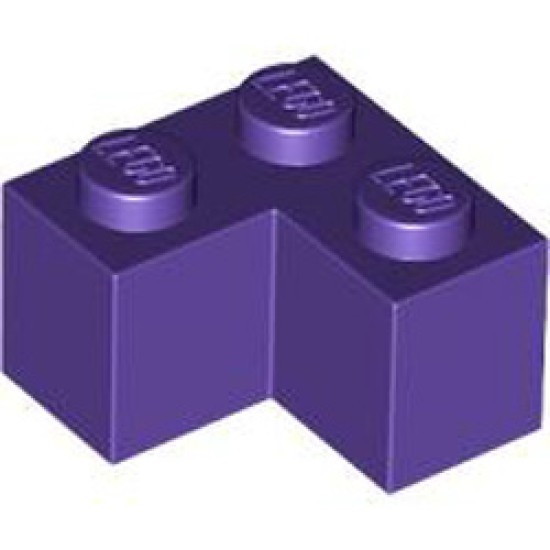 Brick Corner 1x2x2 Medium Lilac