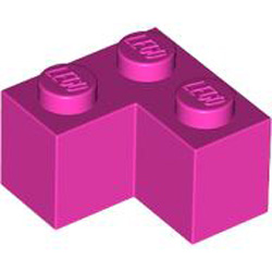 Brick Corner 1x2x2 Bright Purple