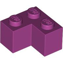 Brick Corner 1x2x2 Bright Reddish Violet