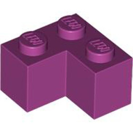 Brick Corner 1x2x2 Bright Reddish Violet