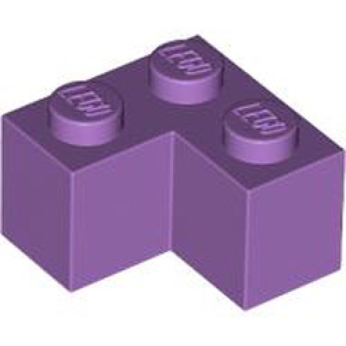 Brick Corner 1x2x2 Medium Lavender