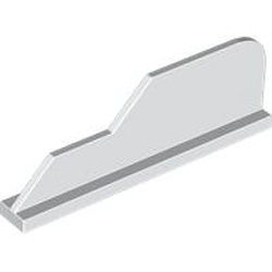 Rudder 1x8 with Shape White