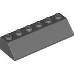 Roof Tile 2x6 45 Degree Dark Stone Grey