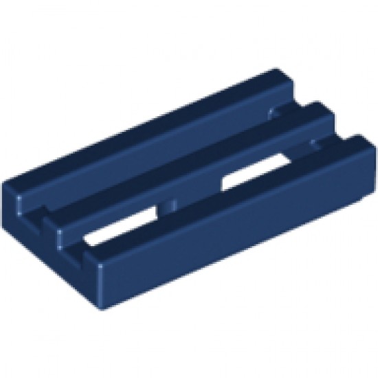 Radiator Grille 1x2 Earth Blue