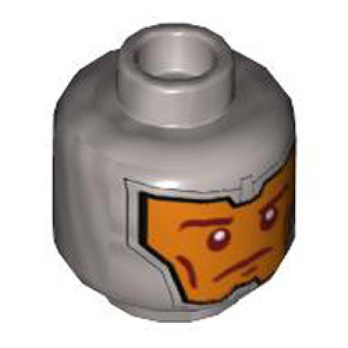 Mini Head Number 1817 Silver Metallic