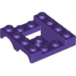 Mudguard 4x4x1 1/3 with 4.85 Hole Medium Lilac Mudguard 4x4x1 1/3 with 4.85 Hole Medium Lilac