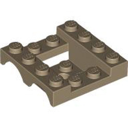 Mudguard 4x4x1 1/3 with 4.85 Hole Sand Yellow Mudguard 4x4x1 1/3 with 4.85 Hole Sand Yellow