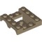 Mudguard 4x4x1 1/3 with 4.85 Hole Sand Yellow
