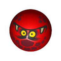 Voodoo Ball Number 1004 Bright Red