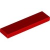 Flat Tile 1x4 Bright Red