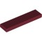 Flat Tile 1x4 Dark Red