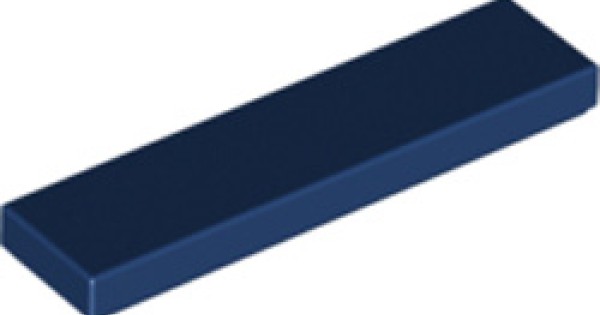 LEGO Part 6103985 2431 Flat Tile 1x4 Earth Blue LEGO Bricks