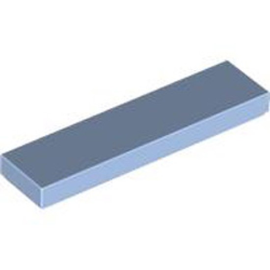 Flat Tile 1x4 Light Royal Blue