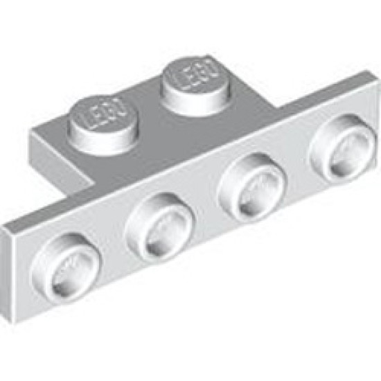 Angle Plate 1x2/1x4 All Sharp Corners White