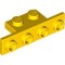Angle Plate 1x2/1x4 All Sharp Corners Bright Yellow