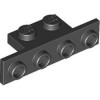 Angle Plate 1x2/1x4 All Sharp Corners Black