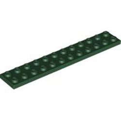 Plate 2x12 Earth Green