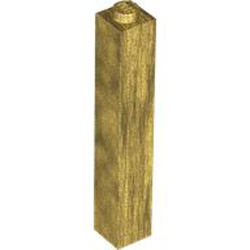 Brick 1x1x5 Warm Gold