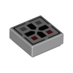 Flat Tile 1x1 Number 160 Medium Stone Grey