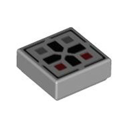 Flat Tile 1x1 Number 160 Medium Stone Grey