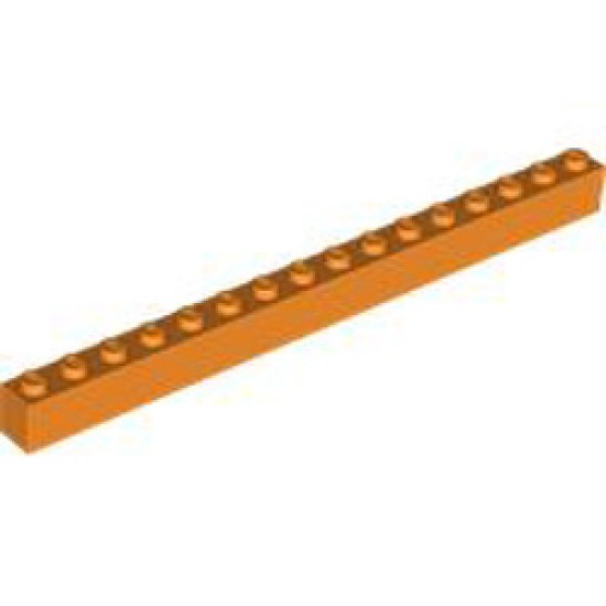 Brick 1x16 Bright Orange
